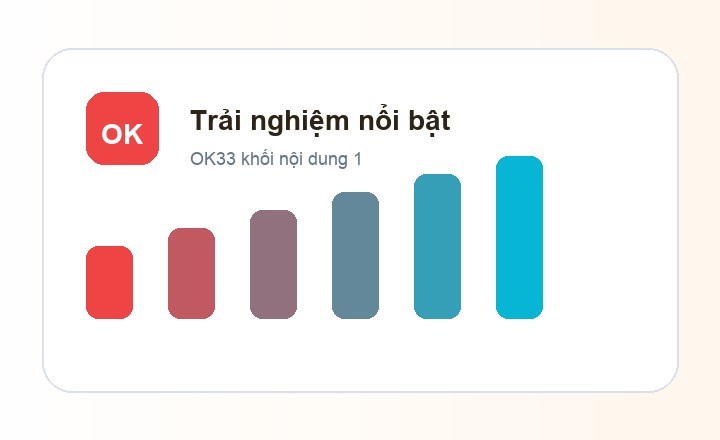 OK33 trải nghiệm nổi bật